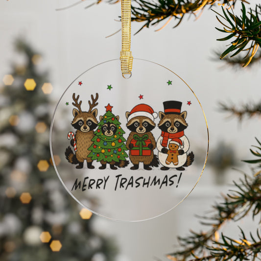 Merry Trashmas Christmas Ornament