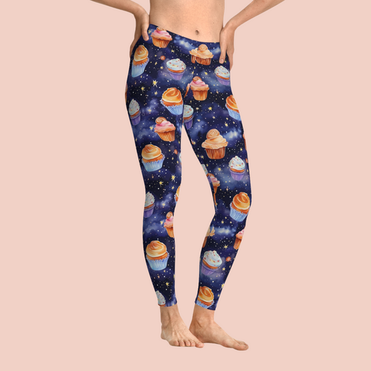 Cupcake Galaxy Leggings