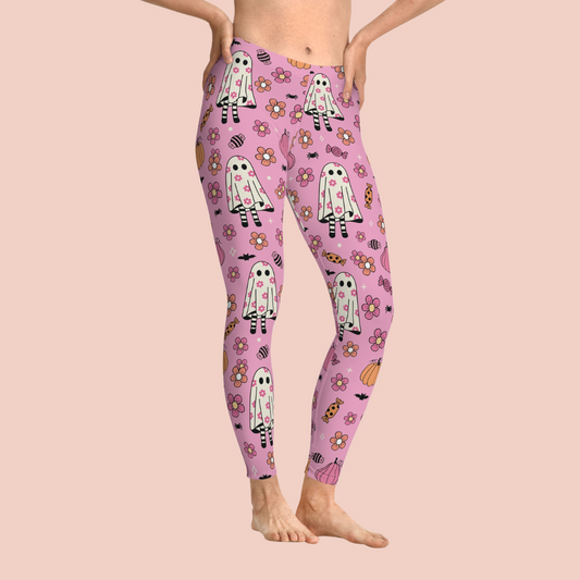 Halloween Boo-quet Leggings