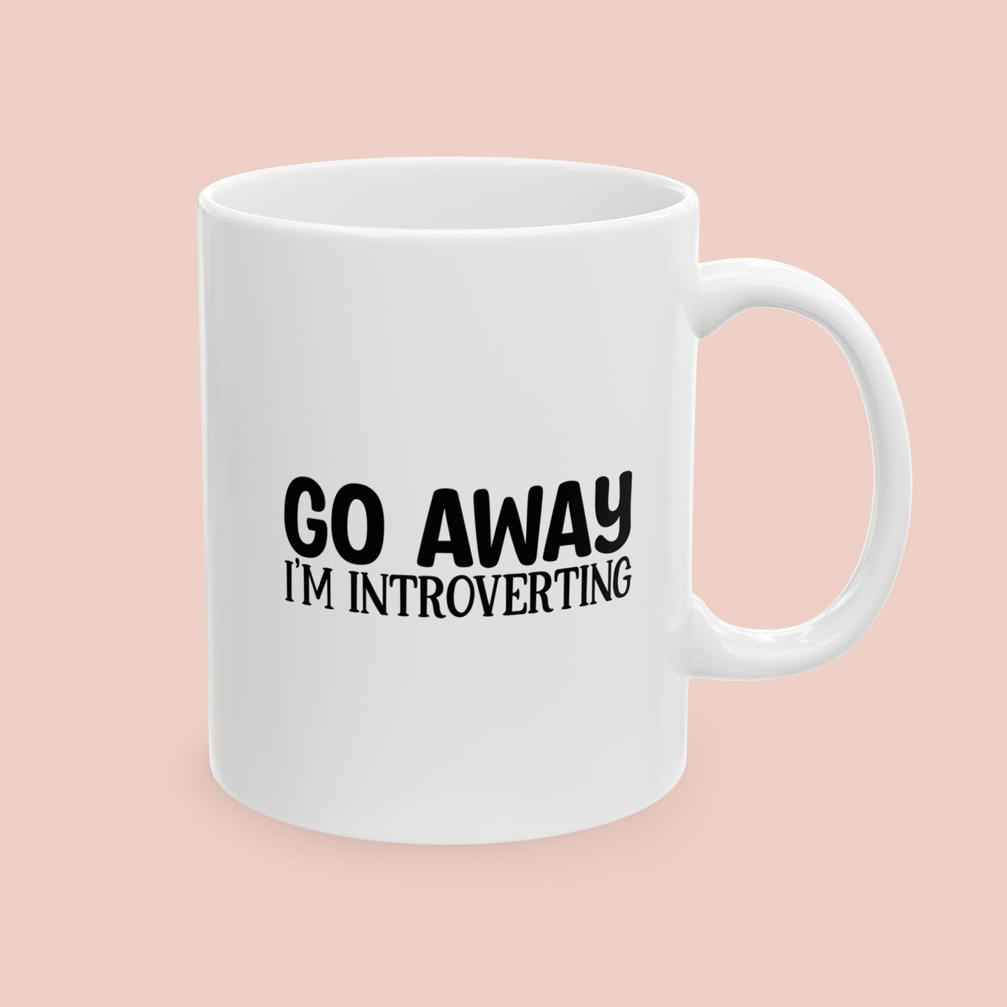 Go Away I'm Introverting Mug