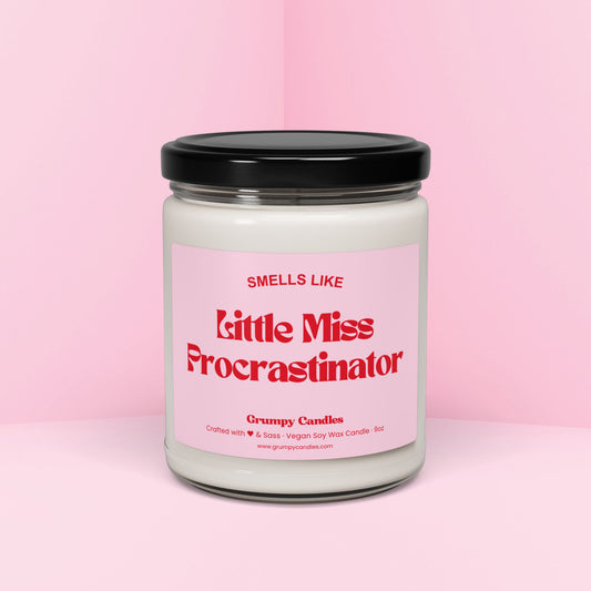 Little Miss Procrastinator Candle