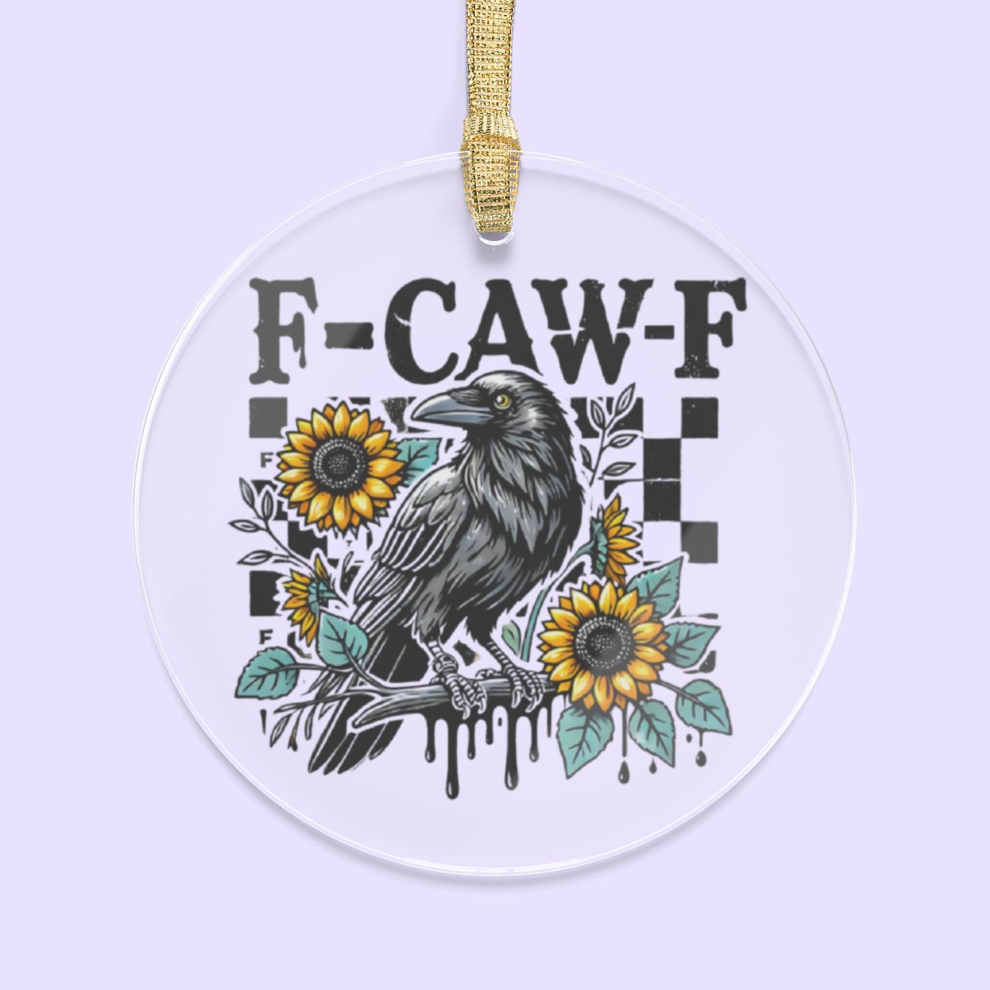 F-Caw-F Christmas Ornament
