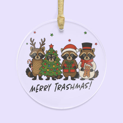 Merry Trashmas Christmas Ornament