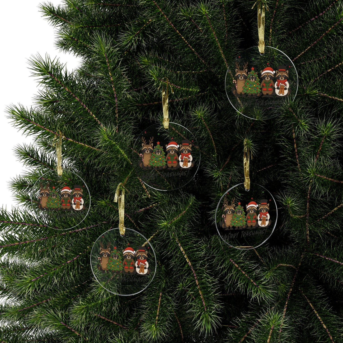 Merry Trashmas Christmas Ornament