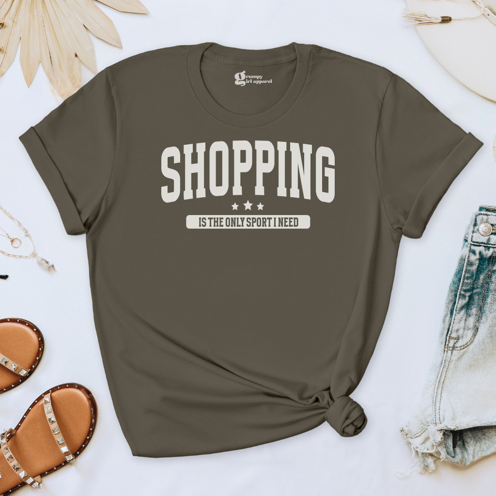 Shopping Is The Only Sport Tee