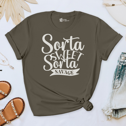 Sorta Sweet Sorta Savage Tee