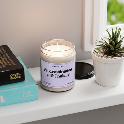 Smells Like Procrastination & Panic Candle