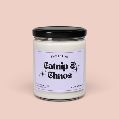 Smells Like Catnip & Chaos Candle