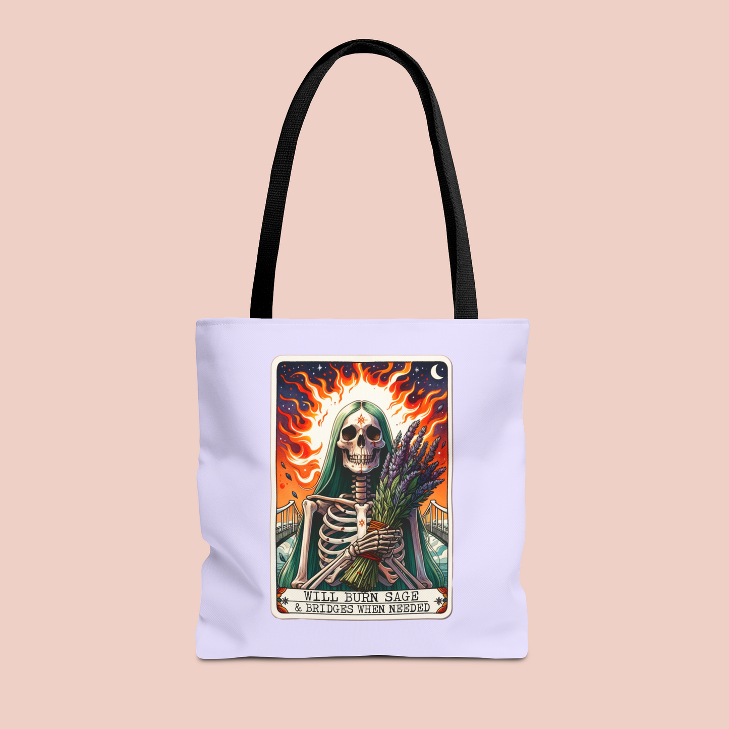 Will Burn Sage Tarot Card Tote