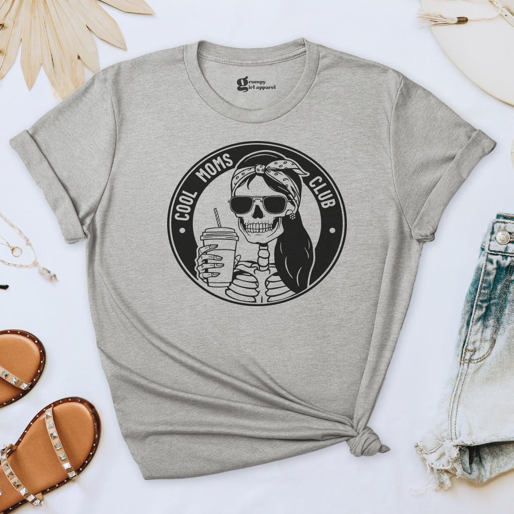 Cool Moms Club Skeleton Tee