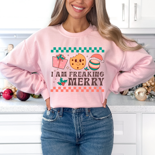 I Am Freaking Merry Christmas Sweater