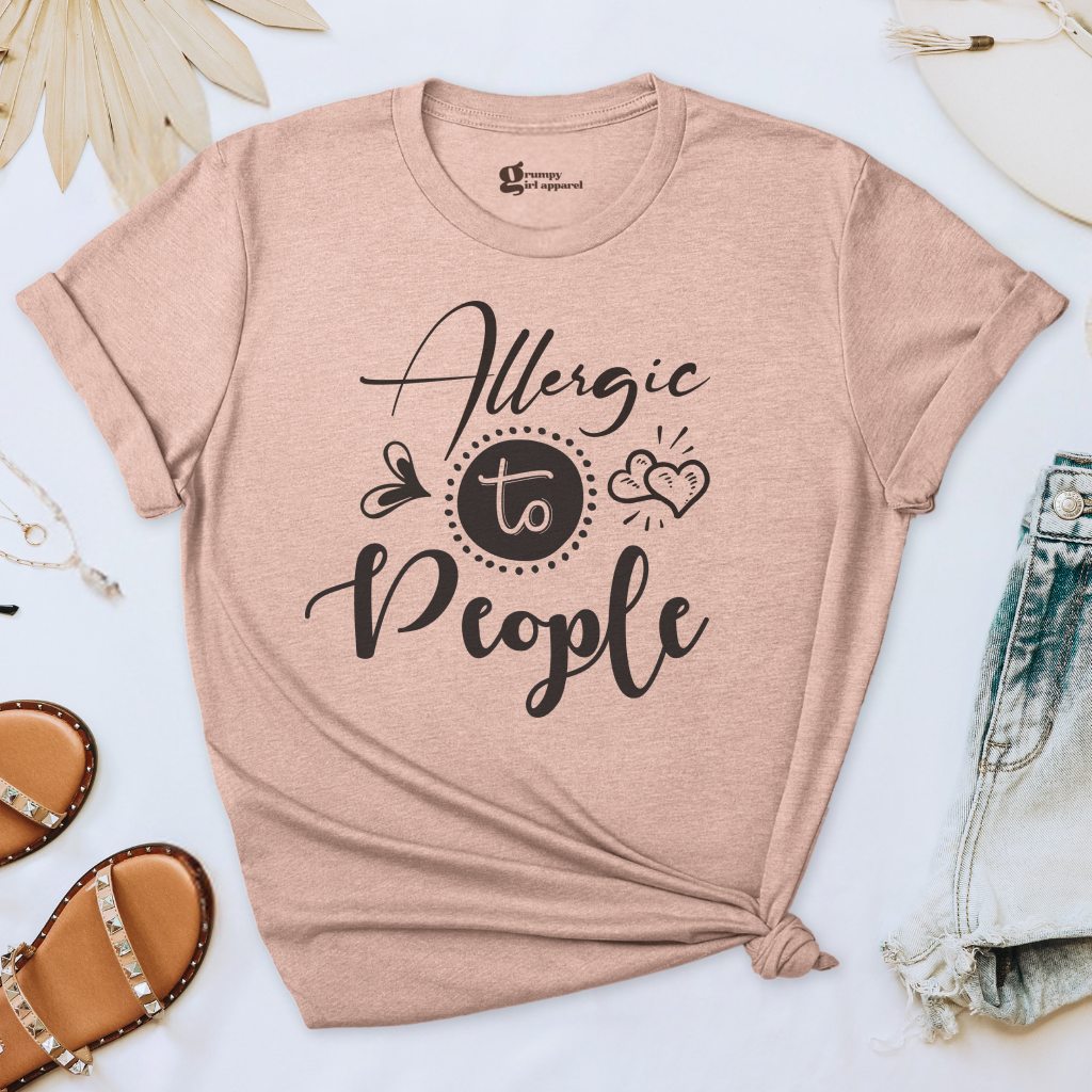 Allergic to People Tee