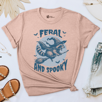 Feral & Spooky Raccoon Tee