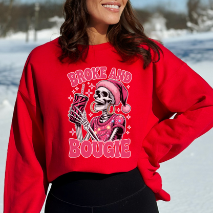 Broke and Bougie Christmas Sweater