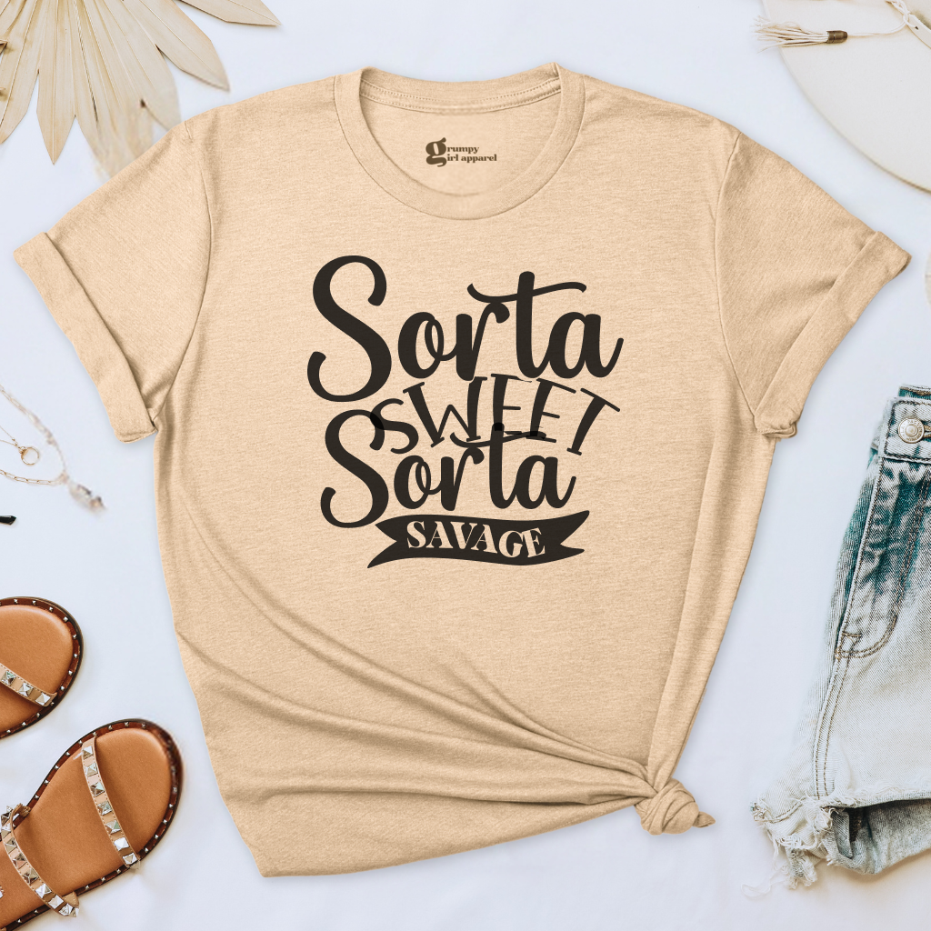 Sorta Sweet Sorta Savage Tee