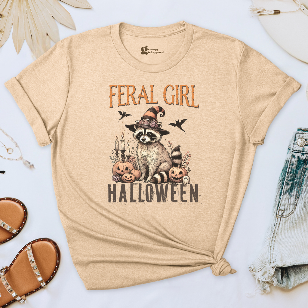 Feral Girl Halloween Tee