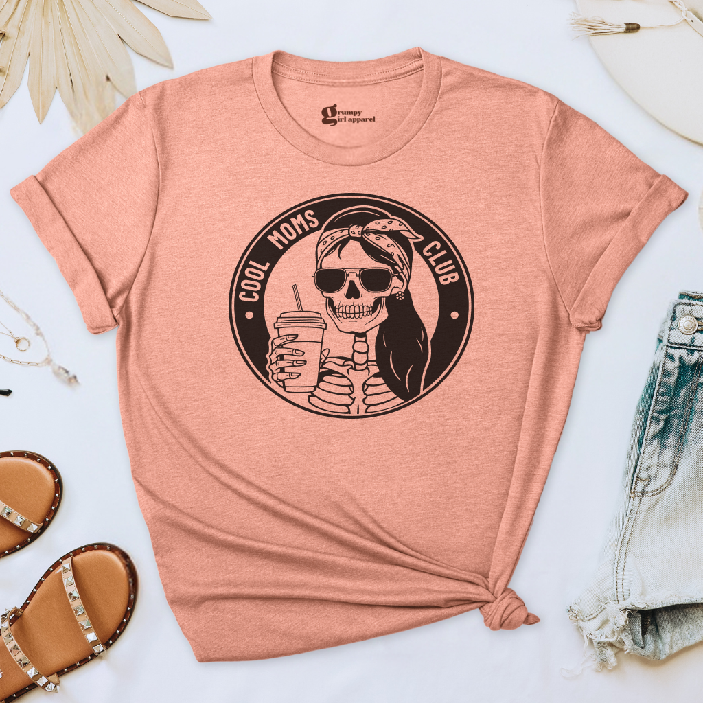 Cool Moms Club Skeleton Tee