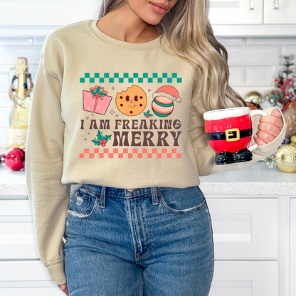 I Am Freaking Merry Christmas Sweater