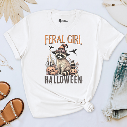 Feral Girl Halloween Tee