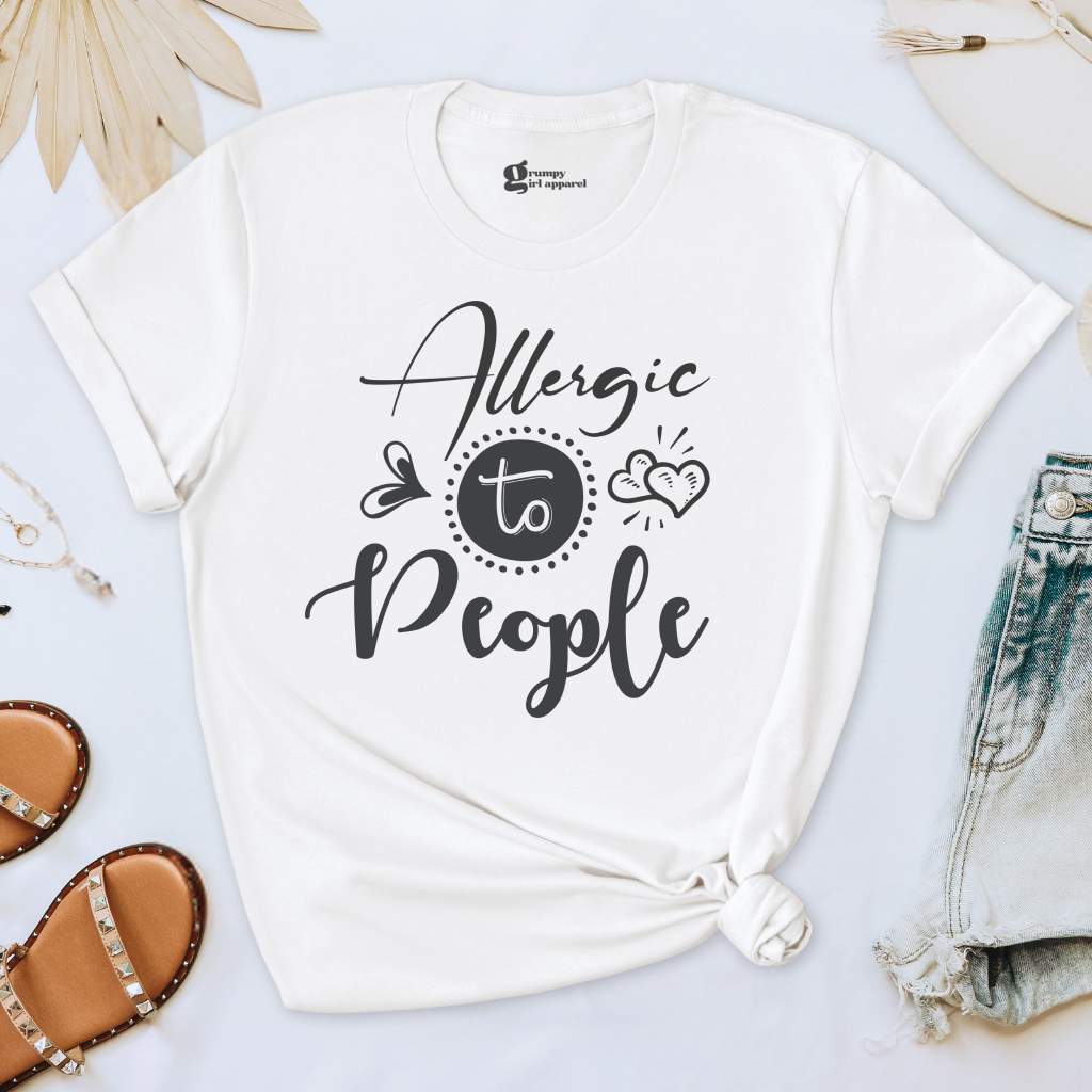 Allergic to People Tee