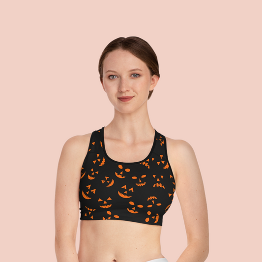 Punkin Party Sports Bra