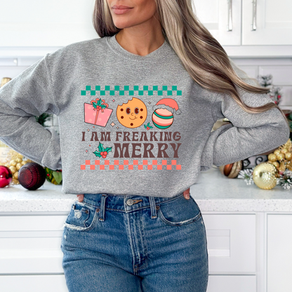 I Am Freaking Merry Christmas Sweater