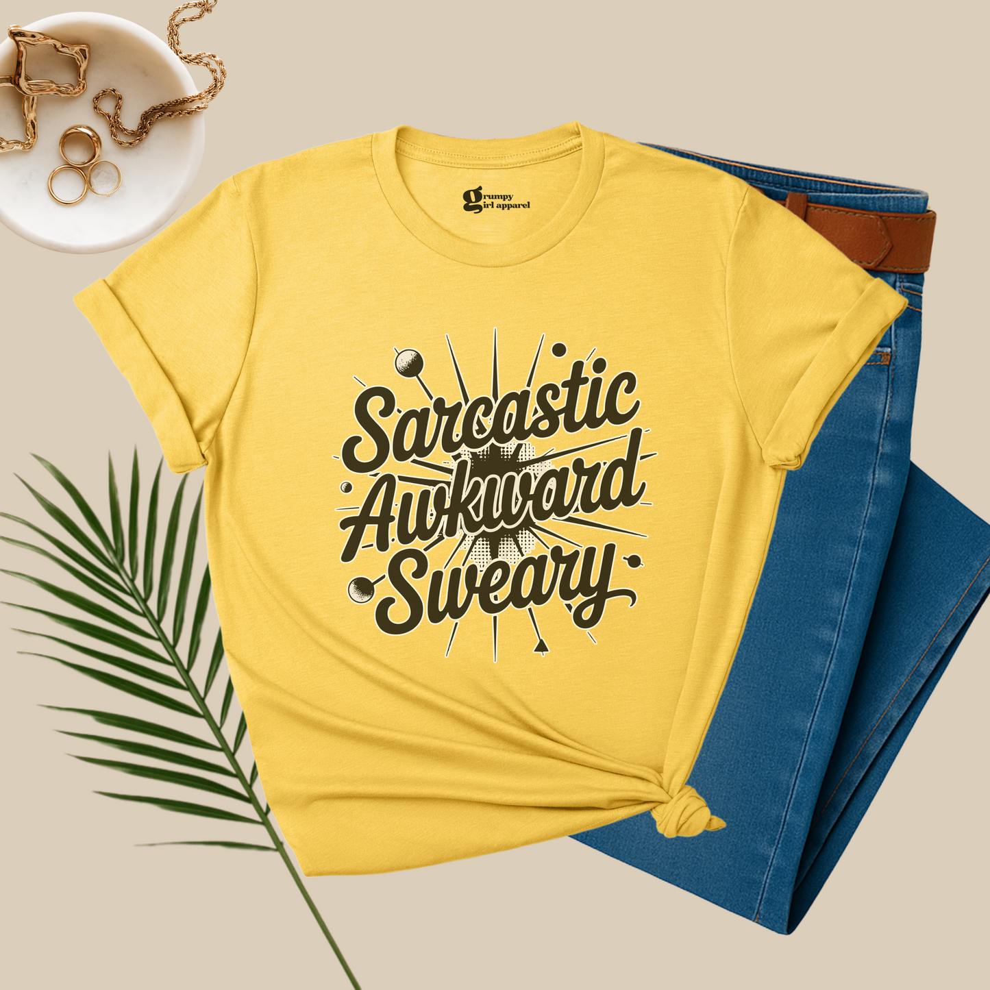 Sarcastic Awkward Sweary Tee