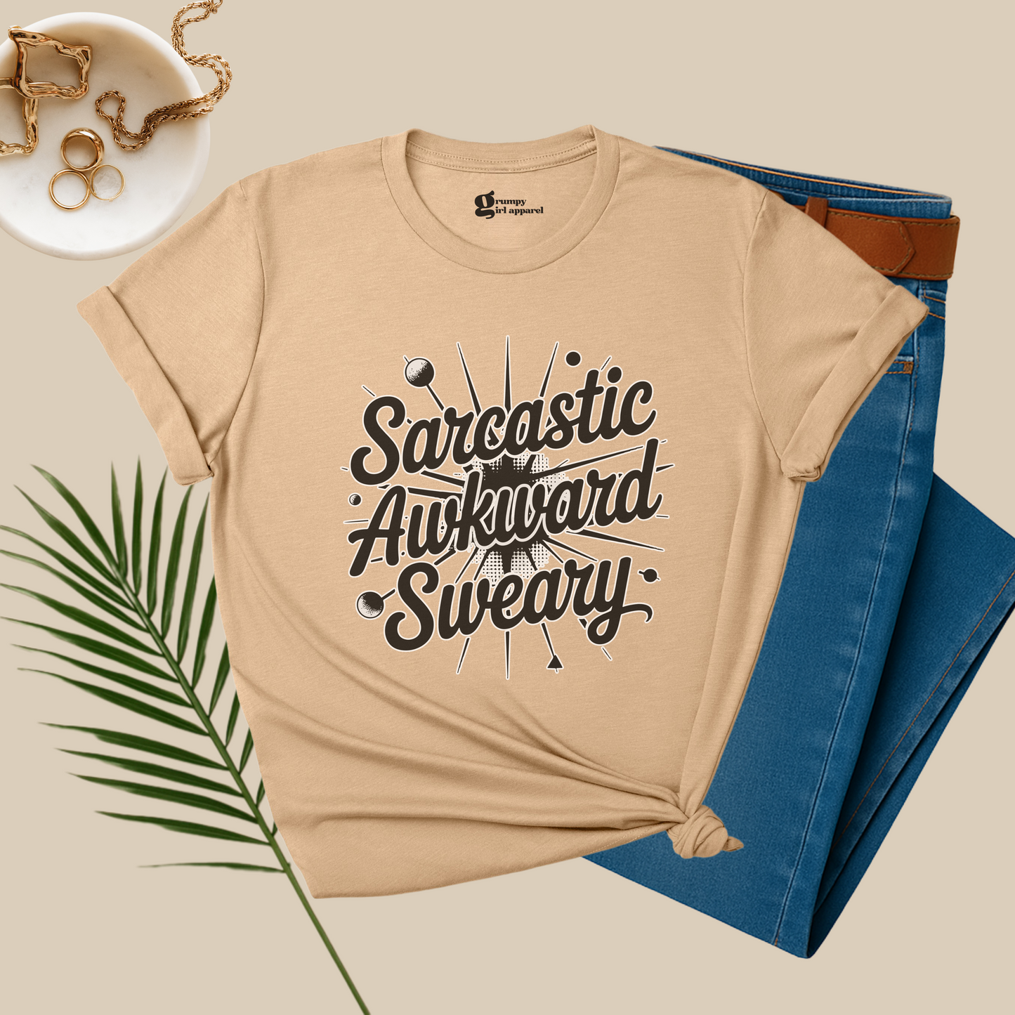 Sarcastic Awkward Sweary Tee